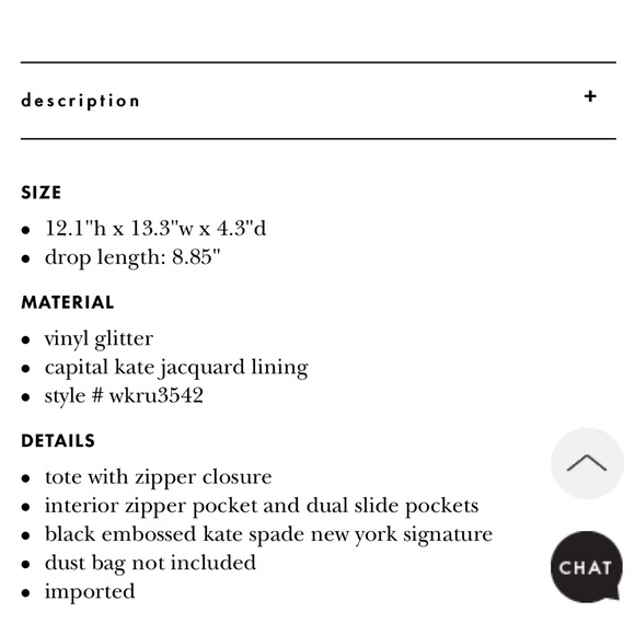 ✨Kate Spade RG Glitter Tote and Wallet Set✨ - Picture 7 of 8